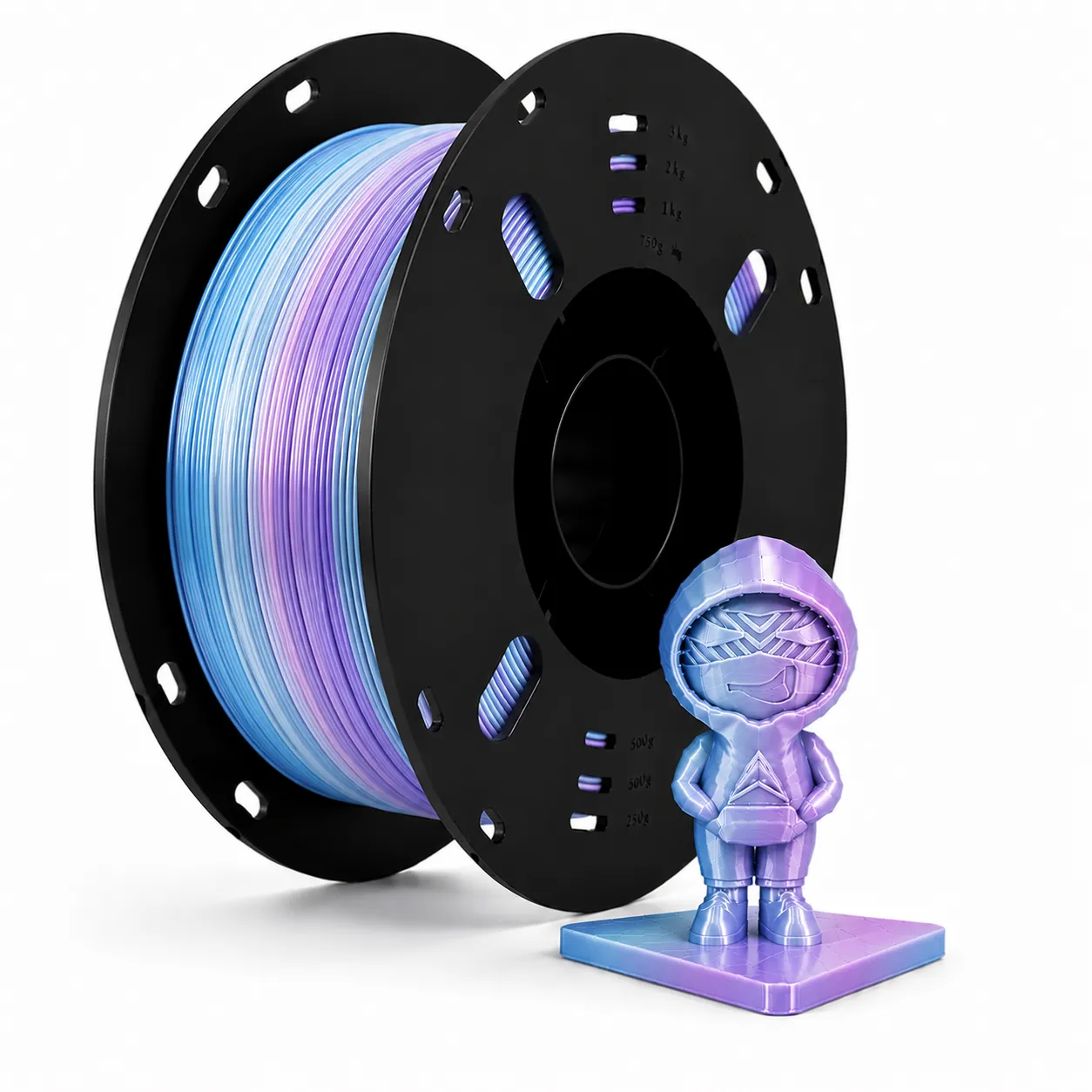 Filamento PLA SILK MULTICOLOR 1kg 1.75mm ARROWTI3D
