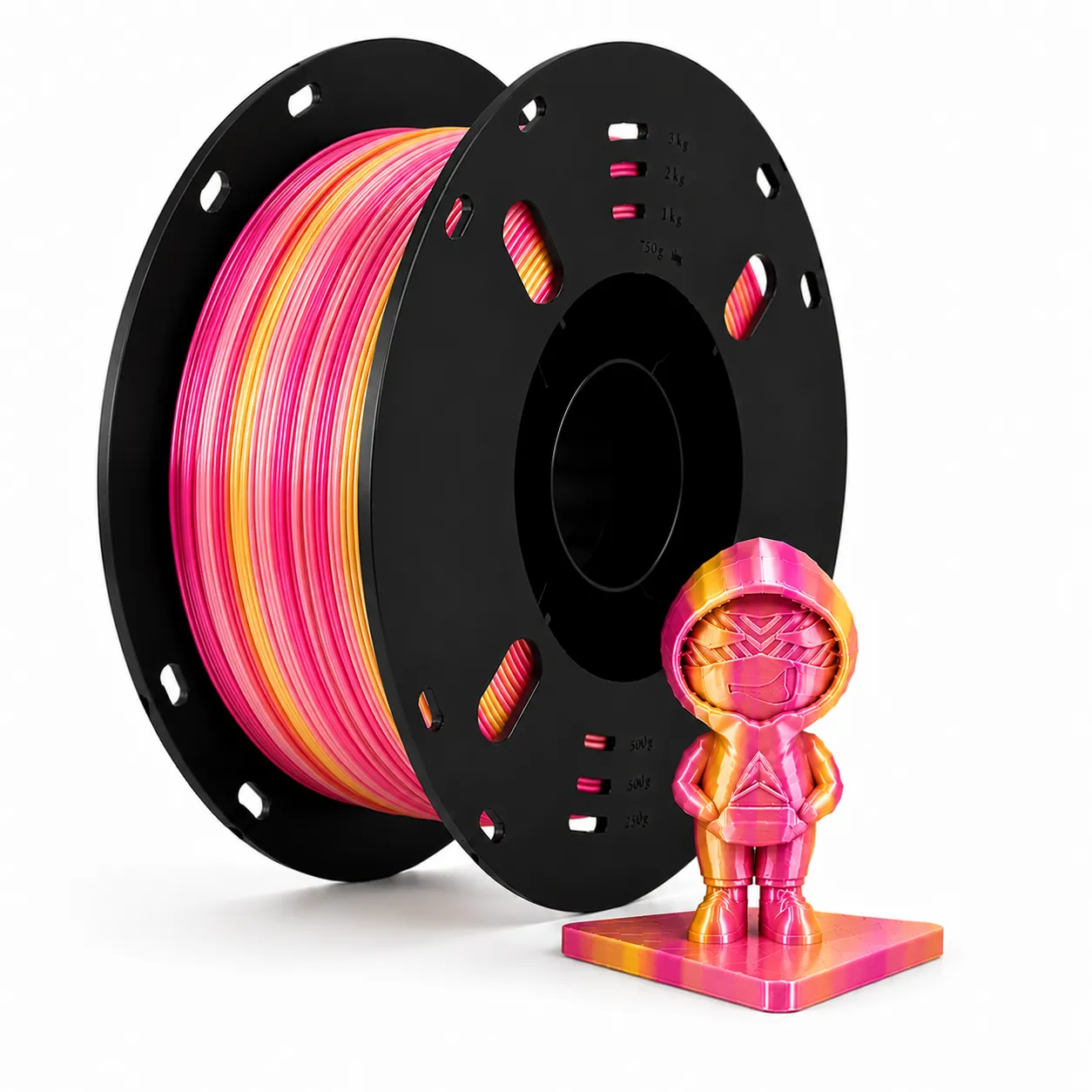 Filamento PLA SILK MULTICOLOR 1kg 1.75mm ARROWTI3D