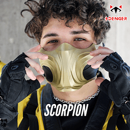 Máscara 3D Scorpion MK 1