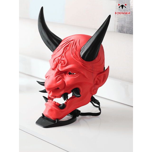 Máscara 3D Full Face Hannya