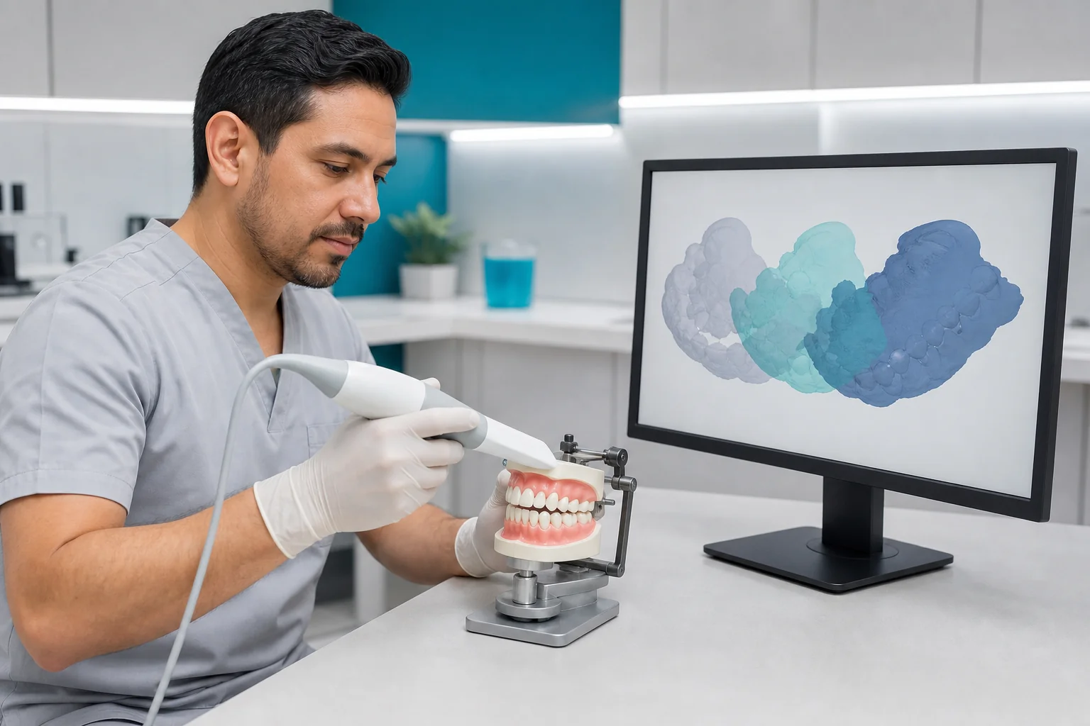 Escáner intraoral: qué es, para qué sirve y cómo funciona en el flujo digital dental