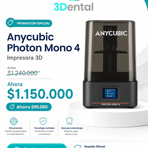 Impresora 3D Dental Anycubic Photon Mono 4