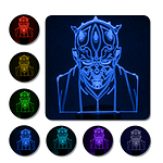 Lámpara 3D Led Darth Maul Star Wars