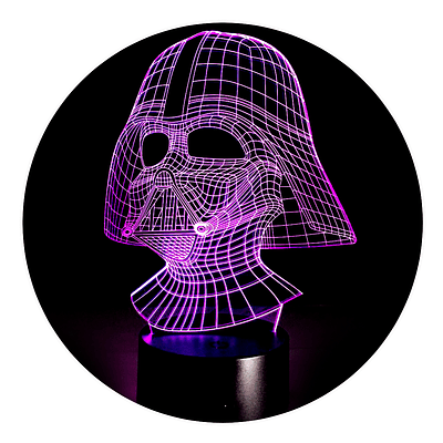 Lámpara 3D Led Darth Vader Star Wars