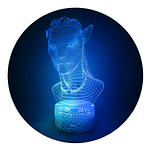 Lámpara 3D Led Avatar Jake Sully