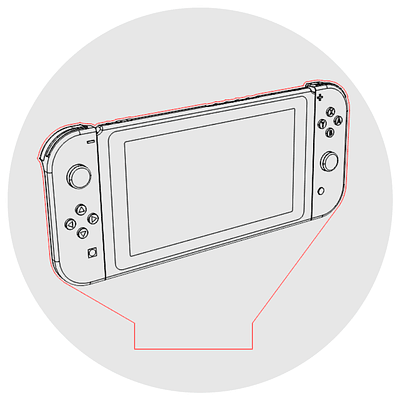 Lámpara 3D Led Nintendo Switch