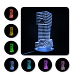 Lámpara 3D Led Creeper Minecraft