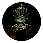 Lámpara 3D Led Goku Super Sayayin 003