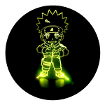 Lámpara 3D Led Chibi Naruto 