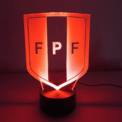 Lámpara 3D Led Selección de Perú Emblema