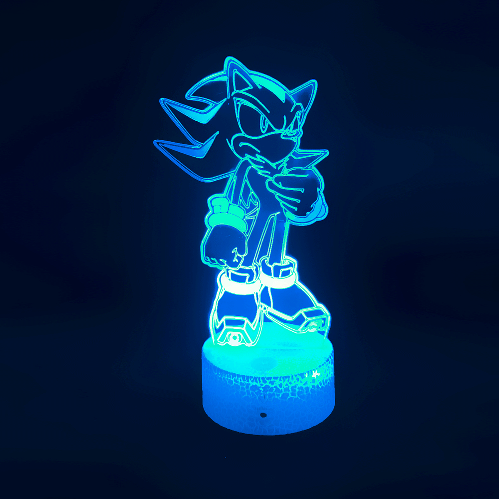 Lámpara 3D Led Shadow - Sonic The Hedgehog