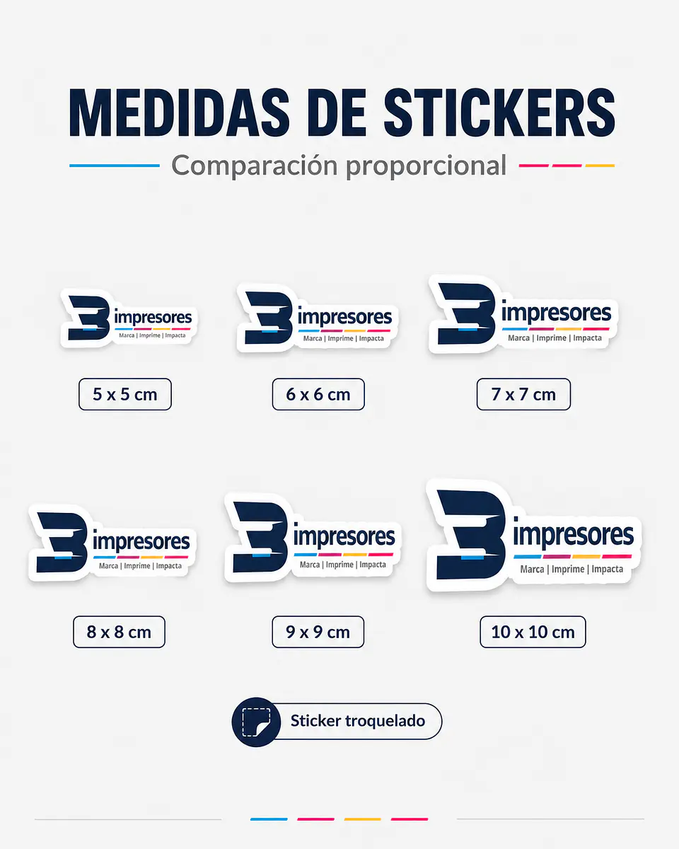 Stickers troquelado por metro  1