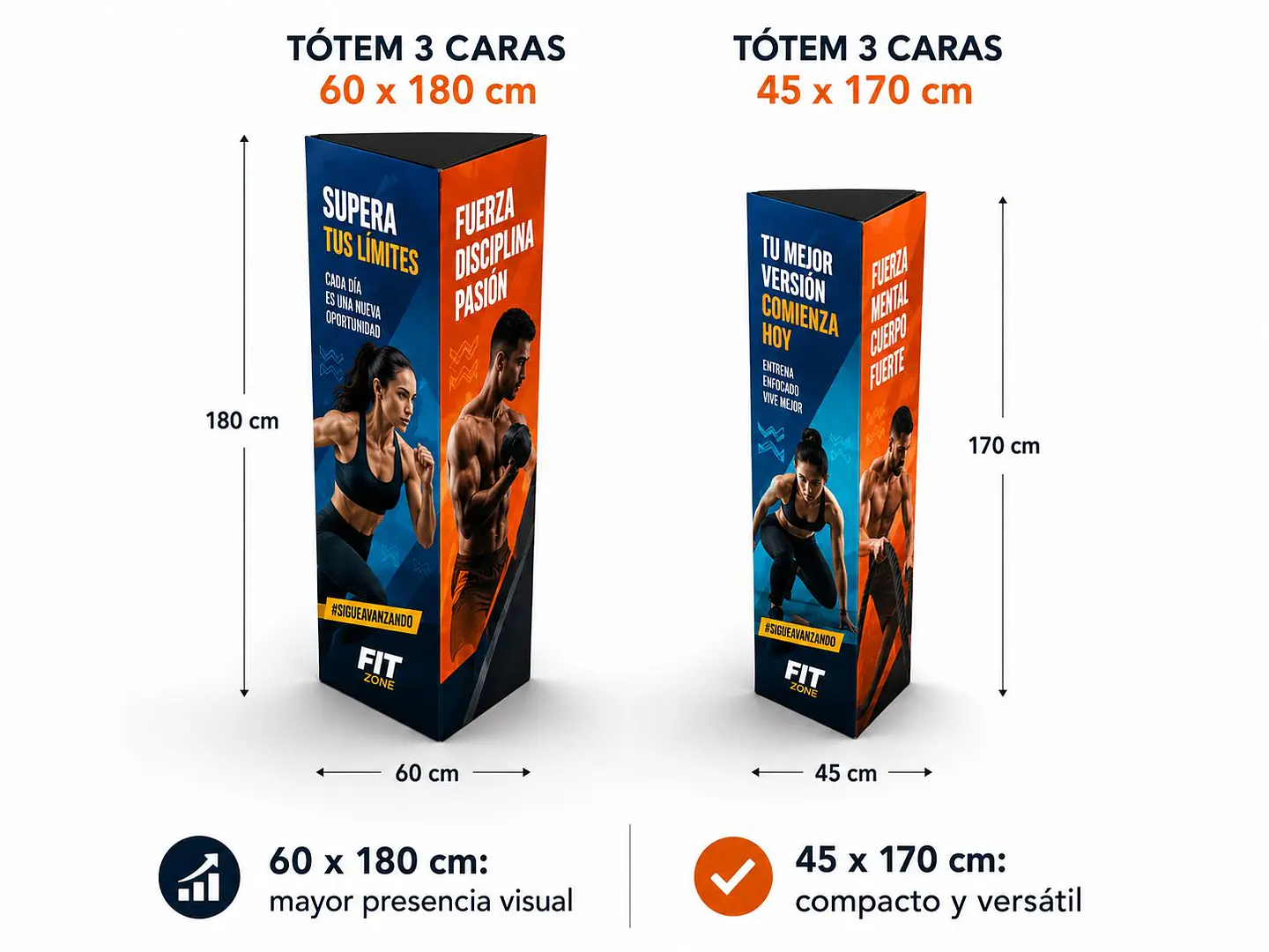 Totems 3 caras 1