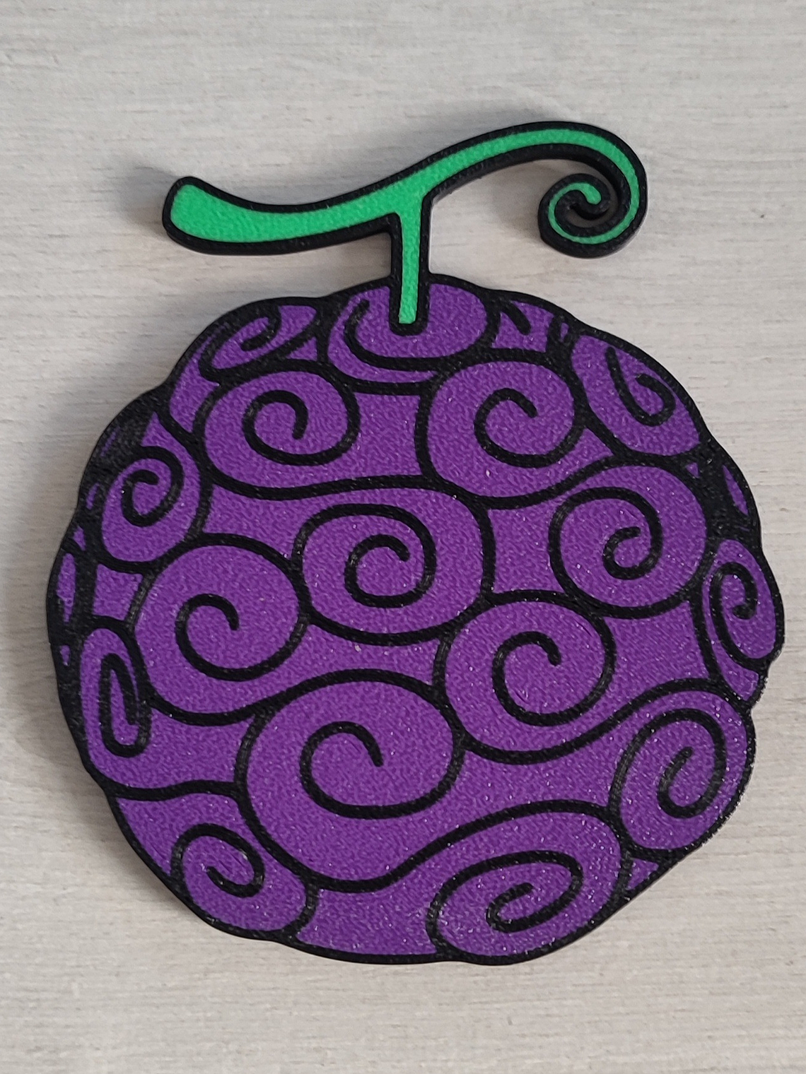 Posavaso inspirado en One Piece gomu gomu no mi  1