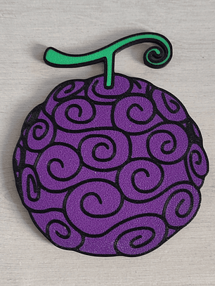 Posavaso inspirado en One Piece gomu gomu no mi 