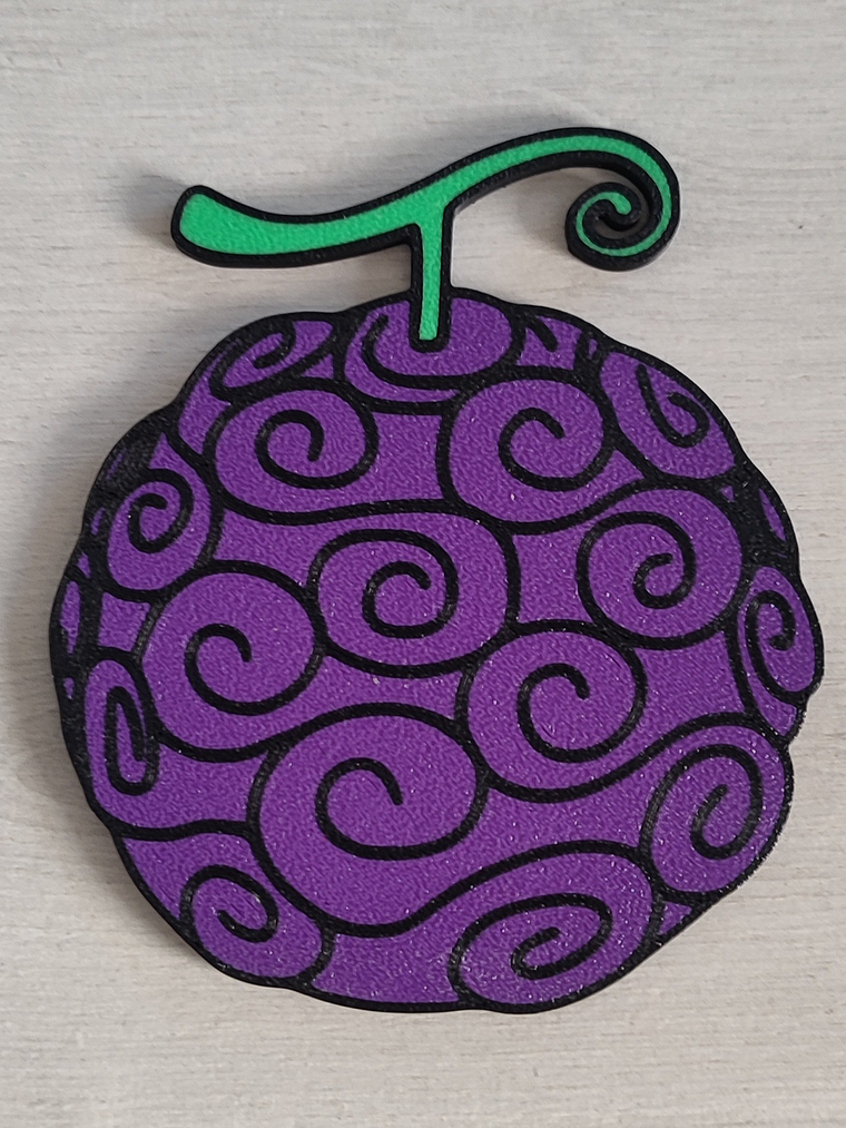 Posavaso inspirado en One Piece gomu gomu no mi  1