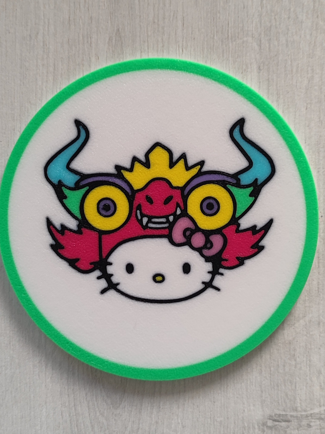 Posavaso inspirado en Hello Kitty  1