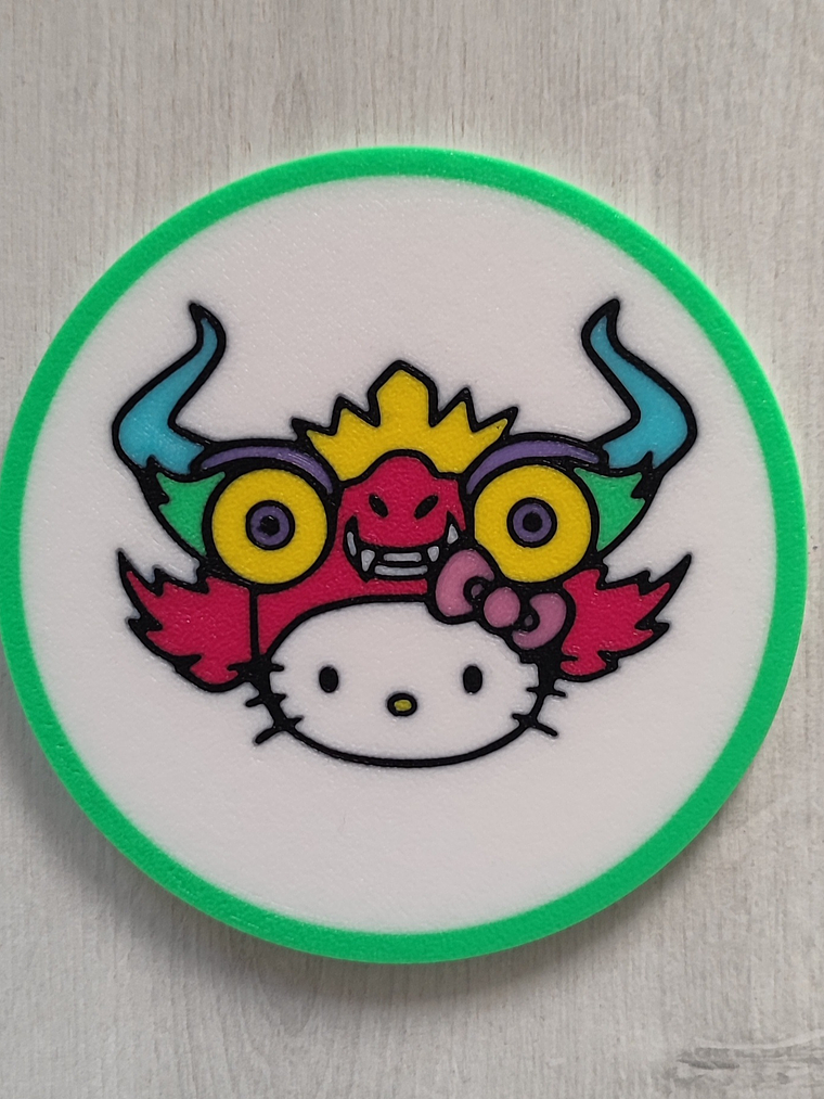 Posavaso inspirado en Hello Kitty  1