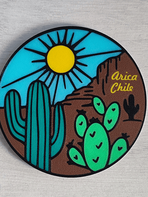 Posavaso inspirado en Valles de Arica