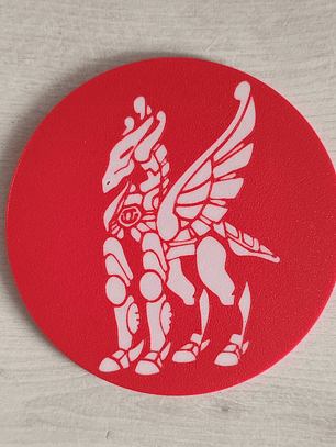 Posavasos inspirados en Saint Seiya