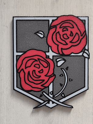 Posavaso Inspirado en Attack on Titan