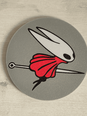 Posavaso inspirado en Hollow Knight