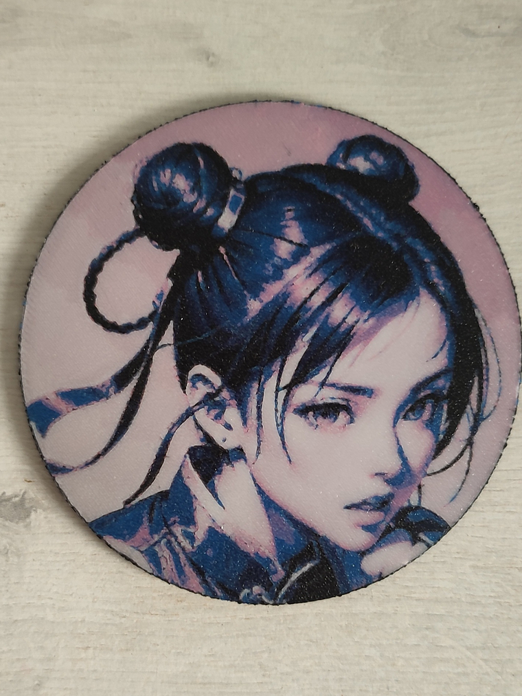 Posavaso inspirado en Chun-Li 1