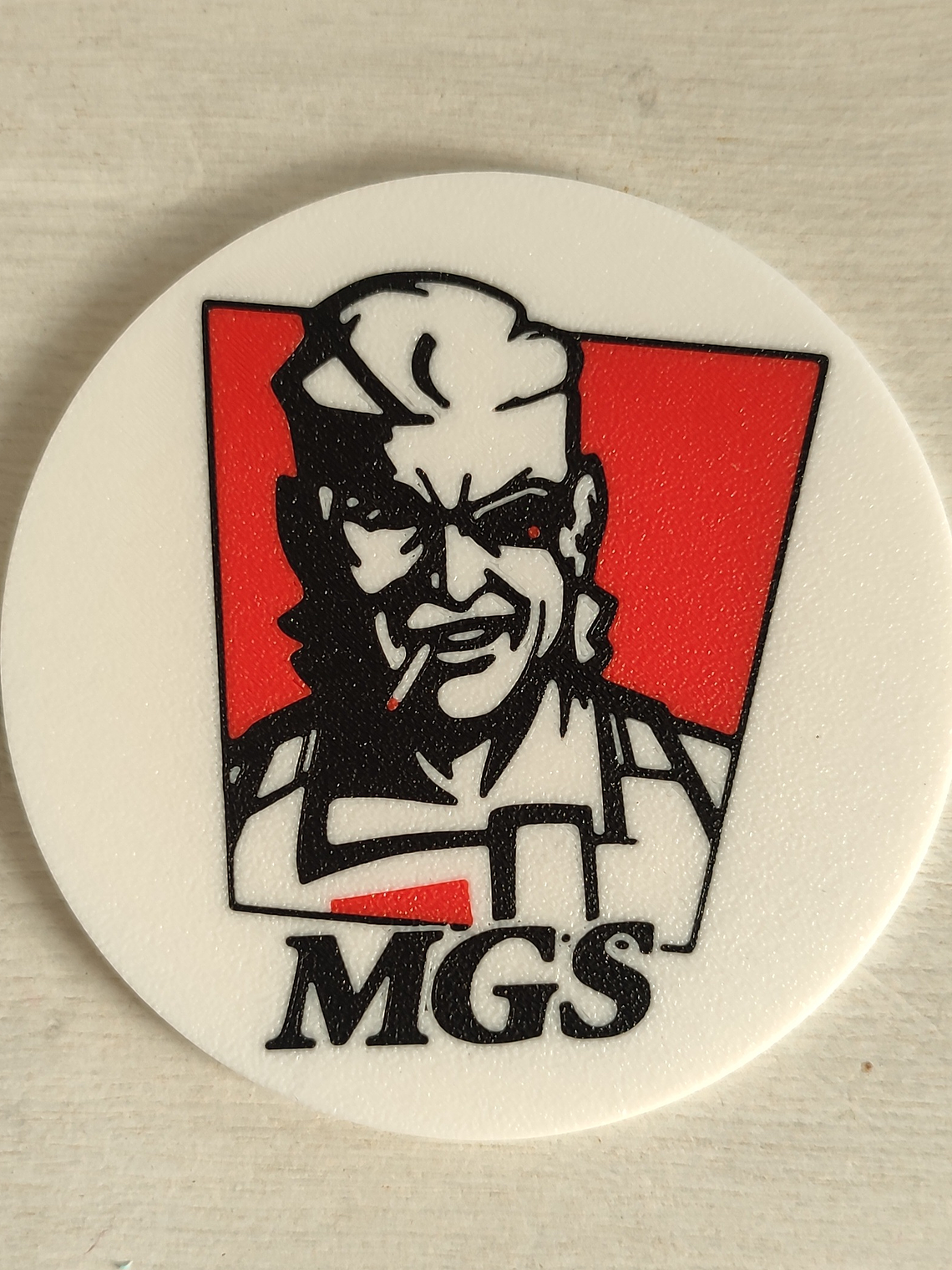 Posavaso Inspirado en Solid Snake 1