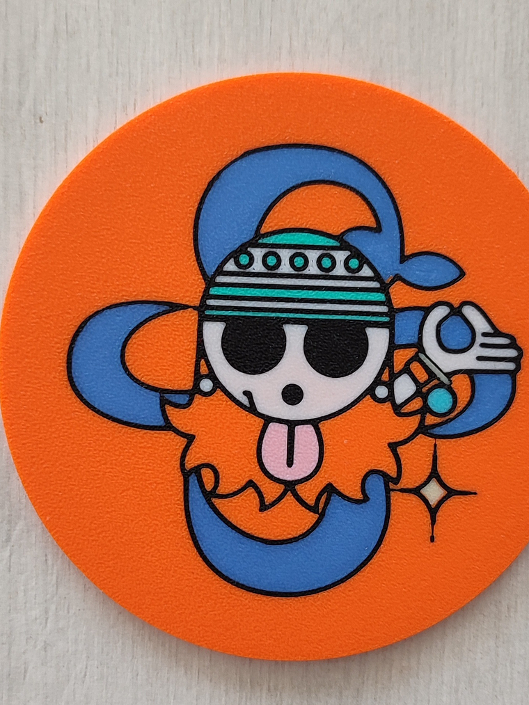 Posavaso inspirado en One Piece 1