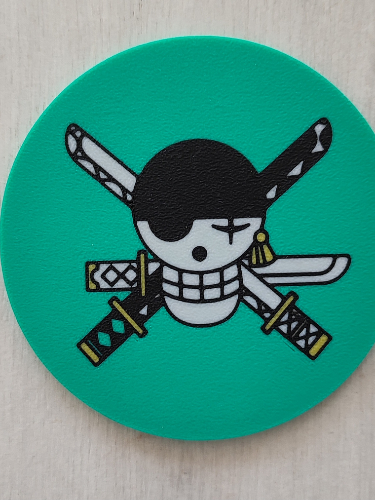 Posavaso inspirado en One Piece 4