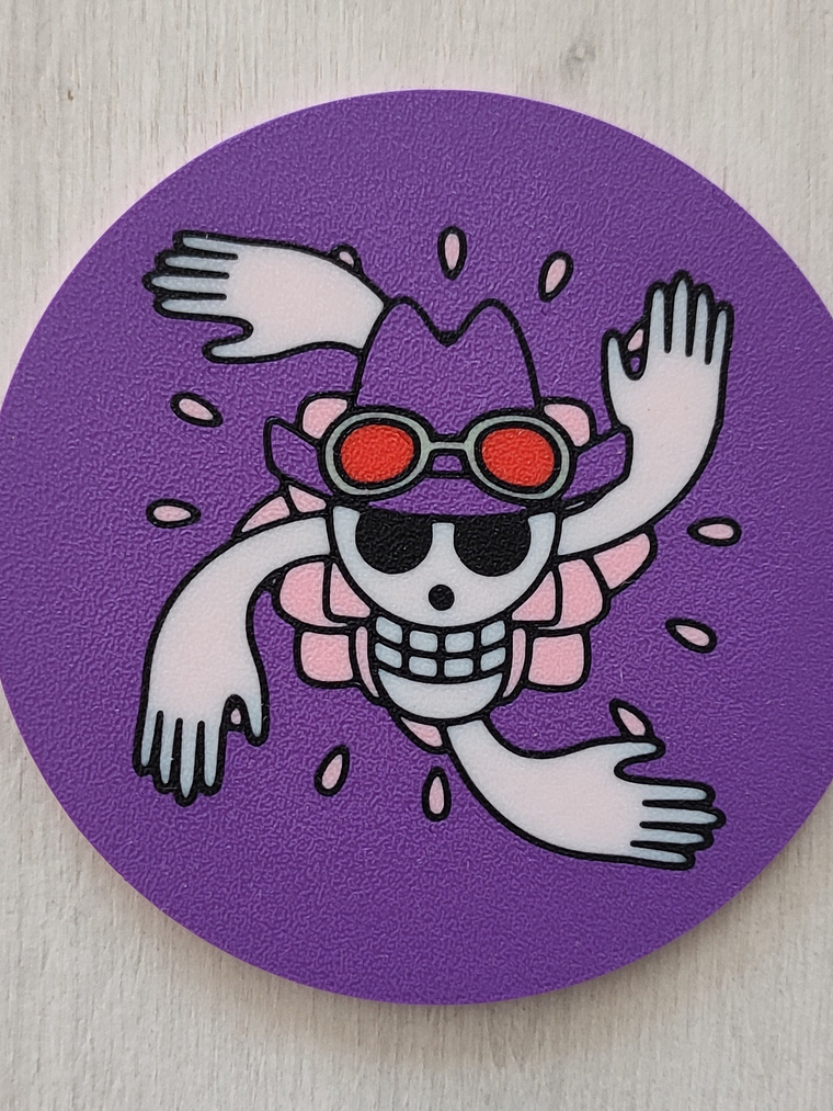Posavaso inspirado en One Piece 7