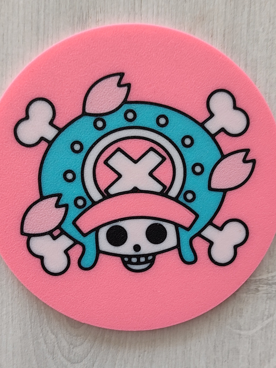 Posavaso inspirado en One Piece 8