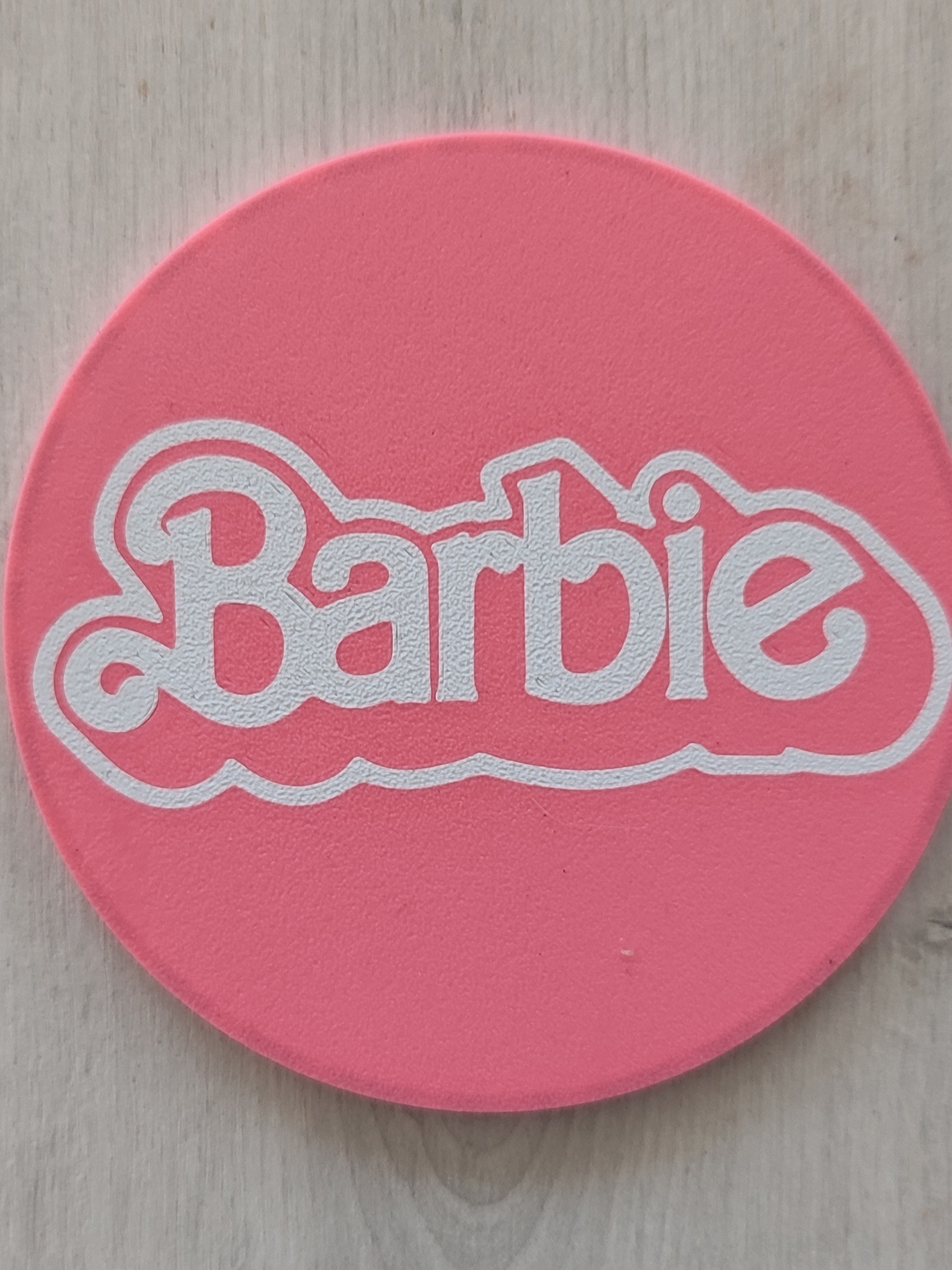 Posavaso inspirado en Barbie 1