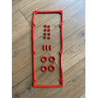 Full Kit de empaquetaduras de silicona para tapa de valvula x16 pcs 1