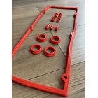 Full Kit de empaquetaduras de silicona para tapa de valvula x16 pcs 2