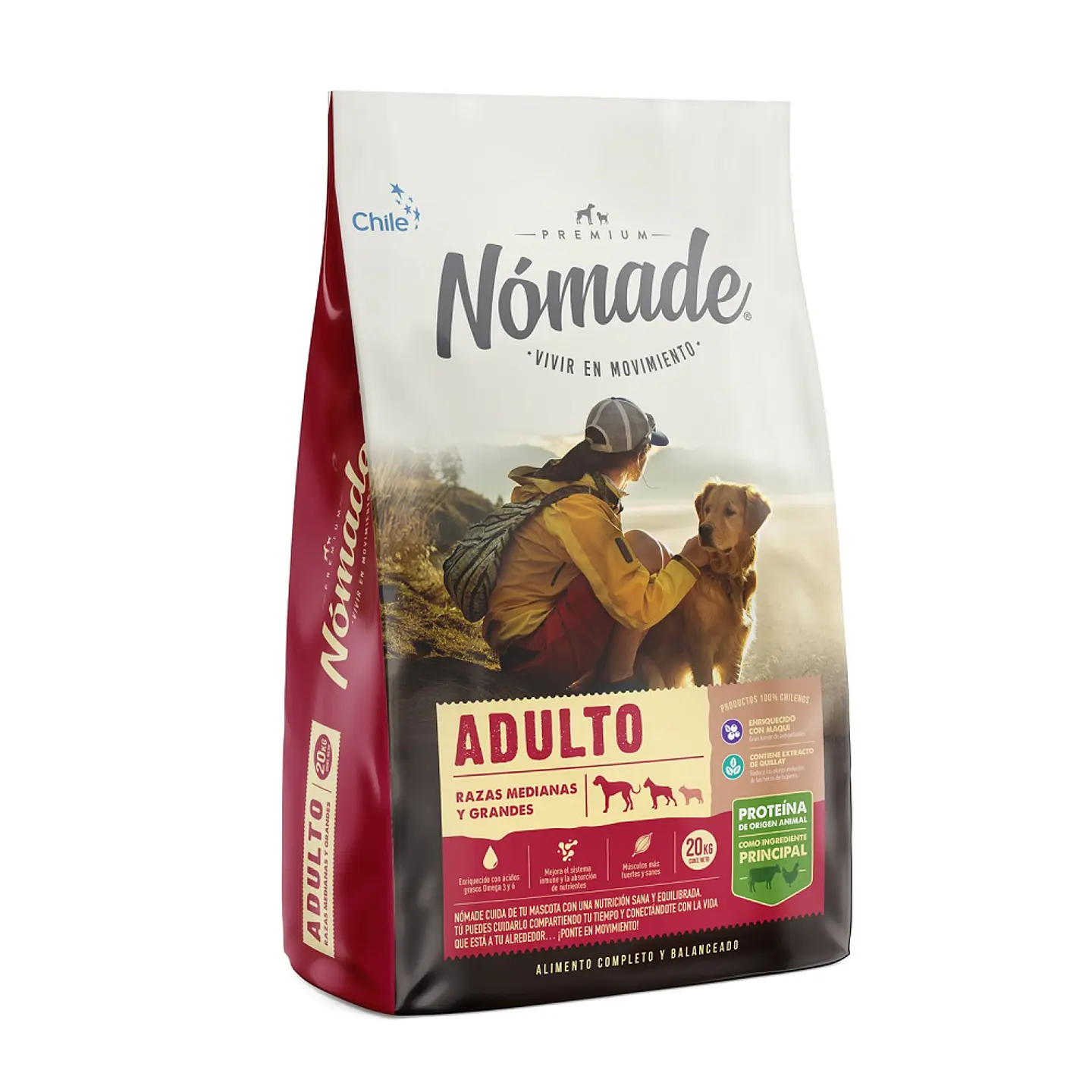 Nómade Alimento Adulto Raza Mediana y Grande 20 Kg 1
