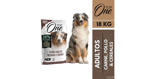 Top One Adulto Raza Mediana y Grande 18 Kg