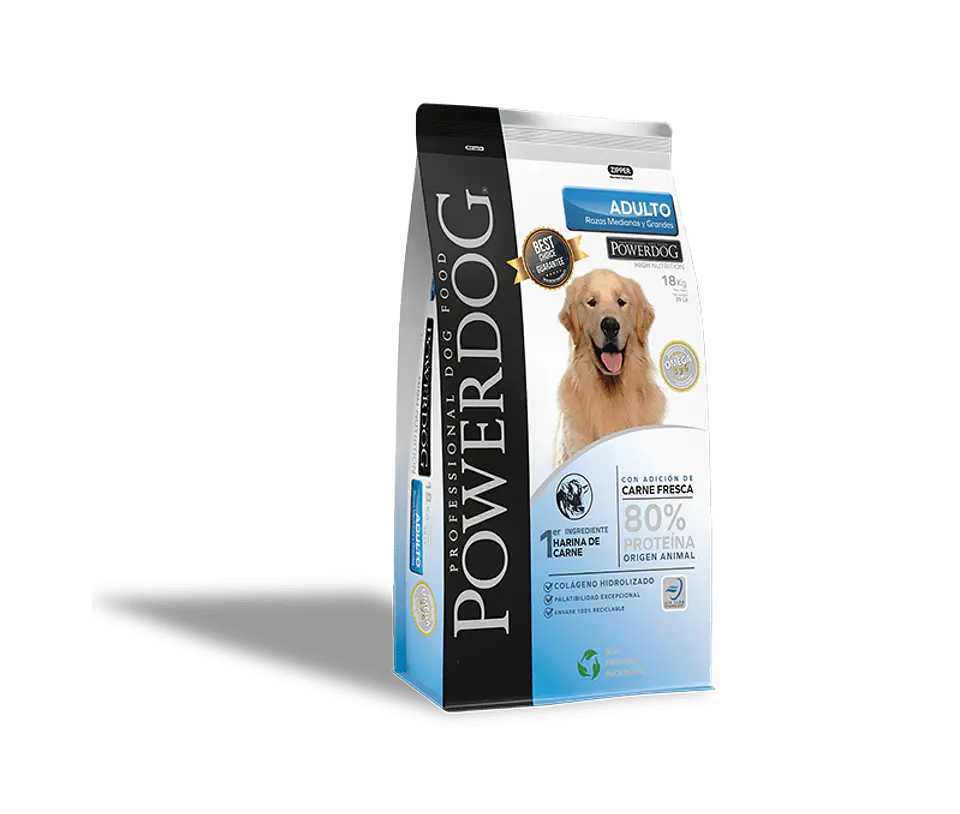 Powerdog Adulto Razas Mediana y Grande 18 Kg 1