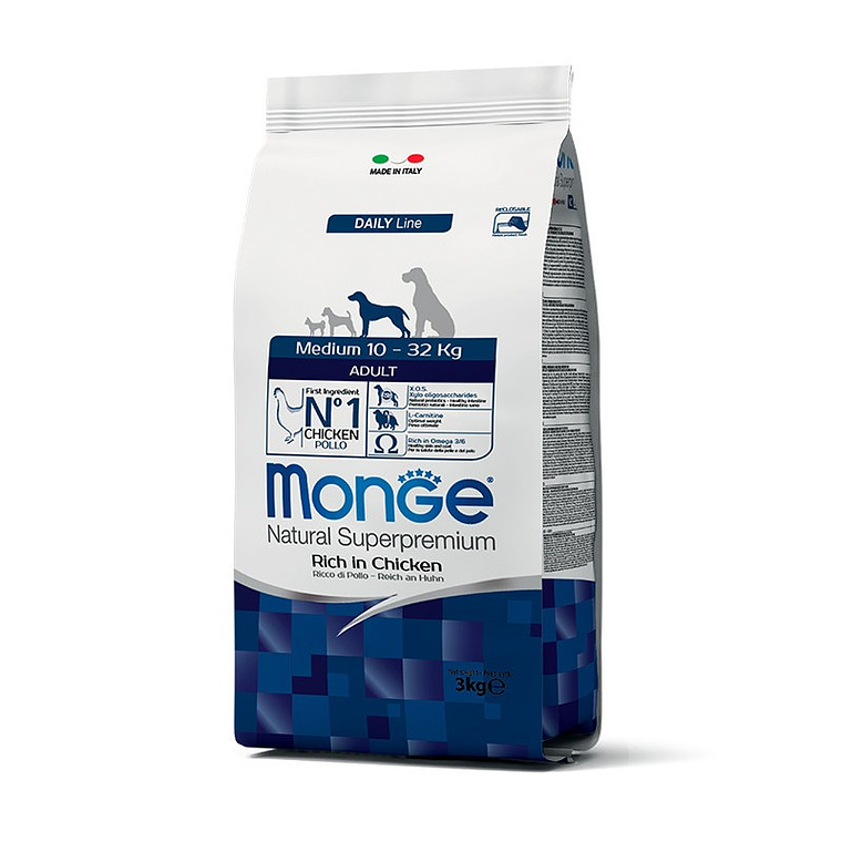 Monge Medium Adult Chiken 3 Kg 1
