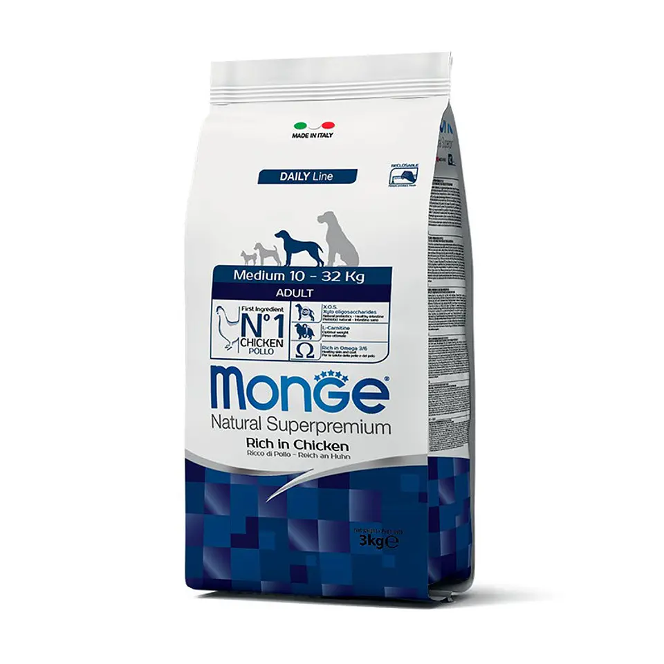 Monge Medium Adult Chiken 3 Kg 1