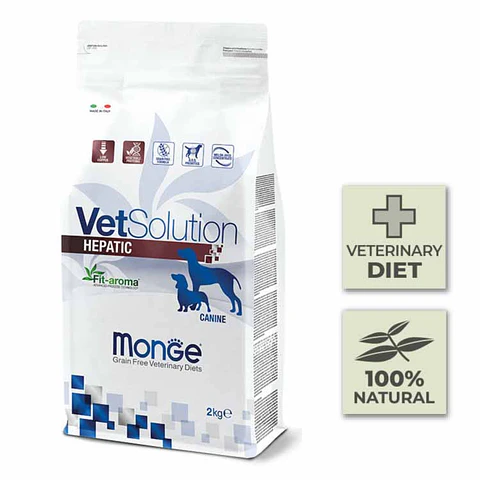 Monge Vetsolution dog Hepatic 2 Kg