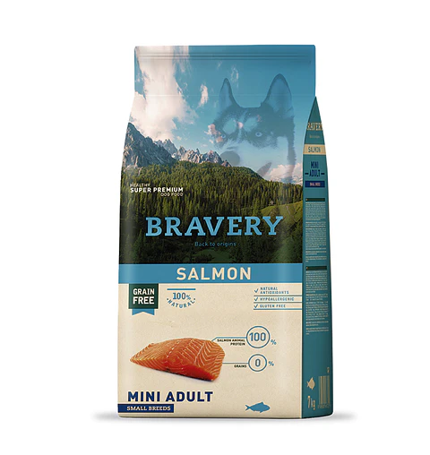 Bravery Pollo/Salmón Mini Adult 2 Kg