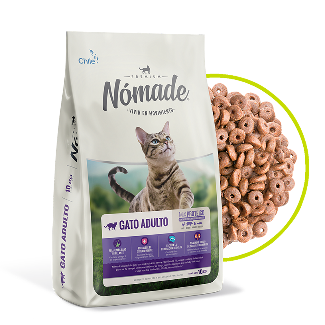 Nomade Gato adulto 10 kg 1