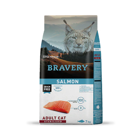 Bravery Adulto Esterilizado Salmón 