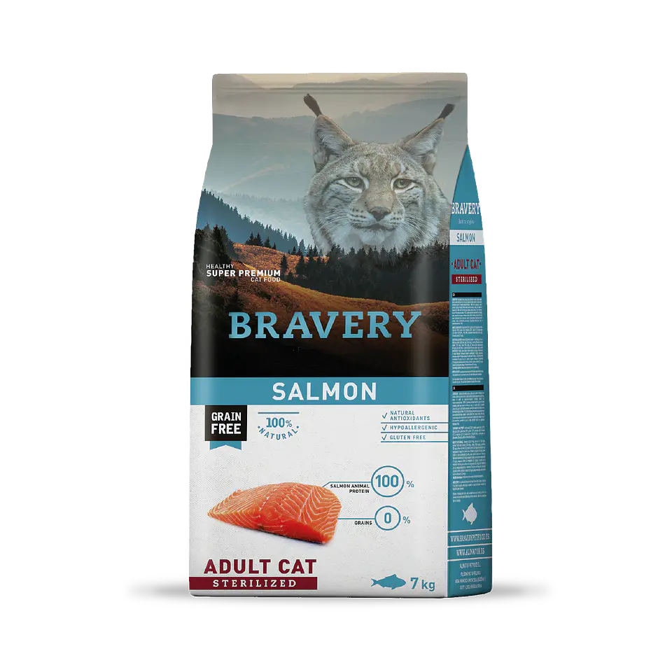 Bravery Adulto Esterilizado Salmón  1