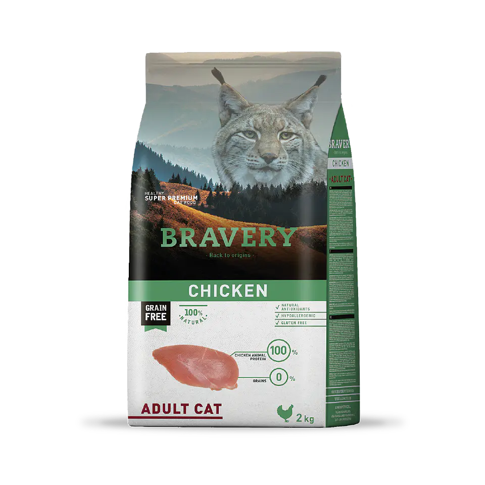Bravery Adulto Esterilizado Pollo 1