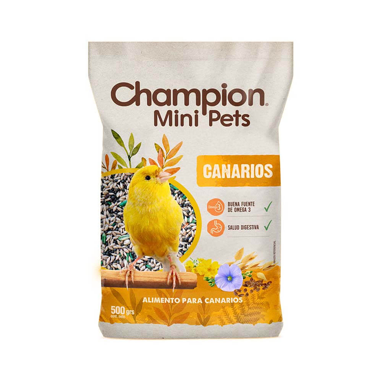 Champions Mini Pets Canarios 500 grs 1