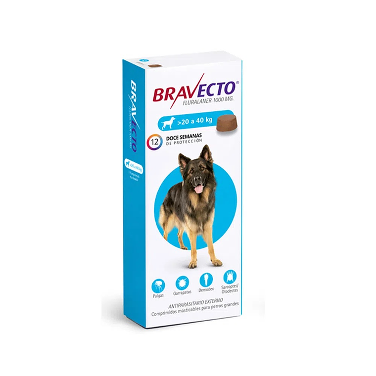 Bravecto Perros 20 a 40 kg 1