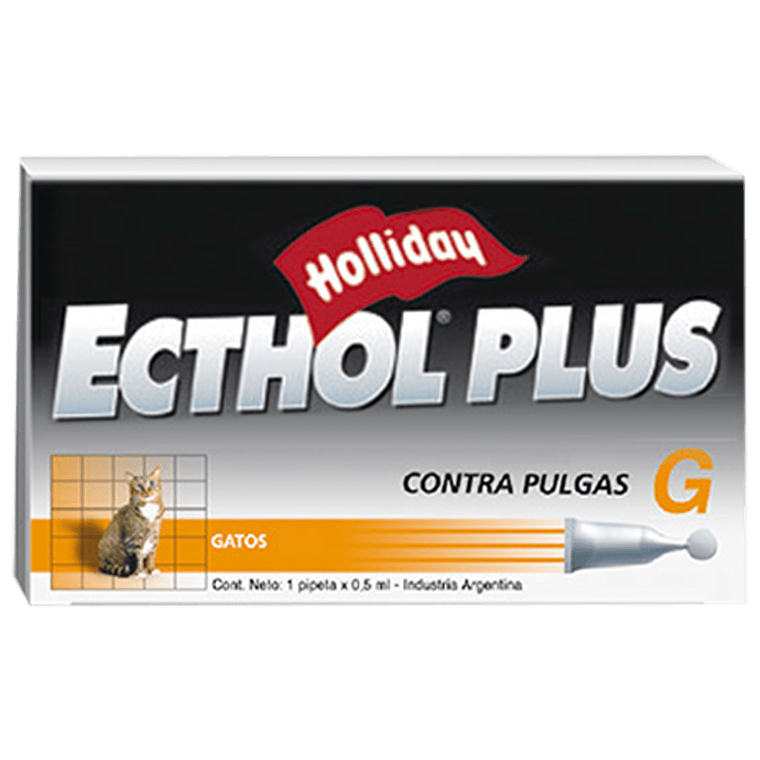 Pipeta Ecthol Para Gato Contra Pulgas Hasta 5Kg 1