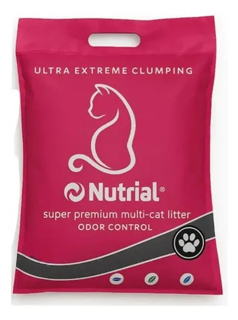 Nutrial Arena Sanitaria Aglomerante para gatos 12 Kg